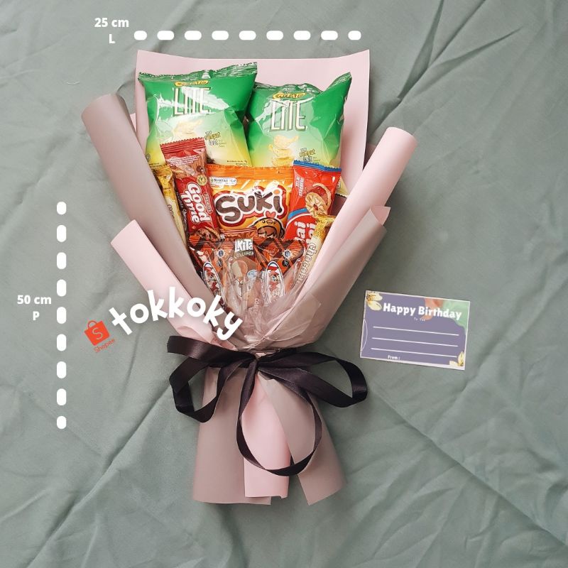 BUKET SNACK MURAH /UNTUK GRADUATION /WISUDA /ULANG TAHUN