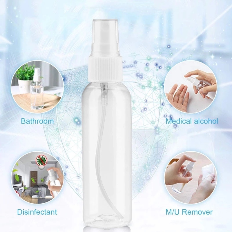 [5-250ml Portable Transparent Spray Bottle for Bottling] [Perfume Bottle, Plant Sprayer] [Travel Atomizer , Cosmetic Container] [Suitable for Disinfectant &amp; Lotion]