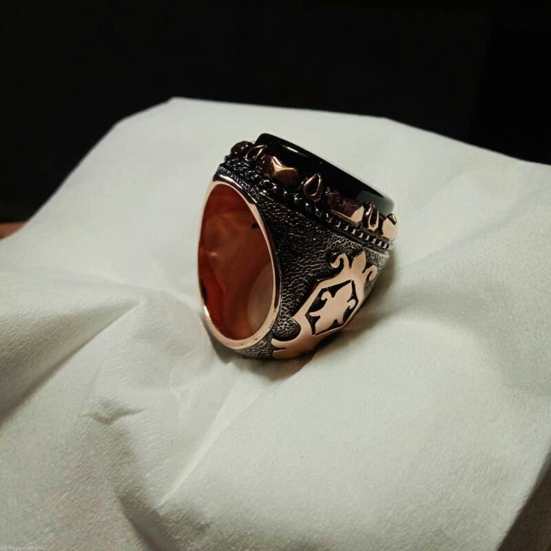 AKIK YAMAN HABASY RING PERAK HANDEMADE