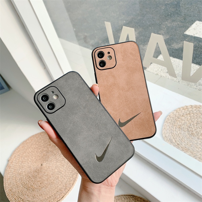 Case Pelindung Bahan Kulit Rusa anti Jatuh Untuk iphone 13 12 pro max 12mini 11pro max Xs max XR 7 8 Se 2020 7plus 8plus