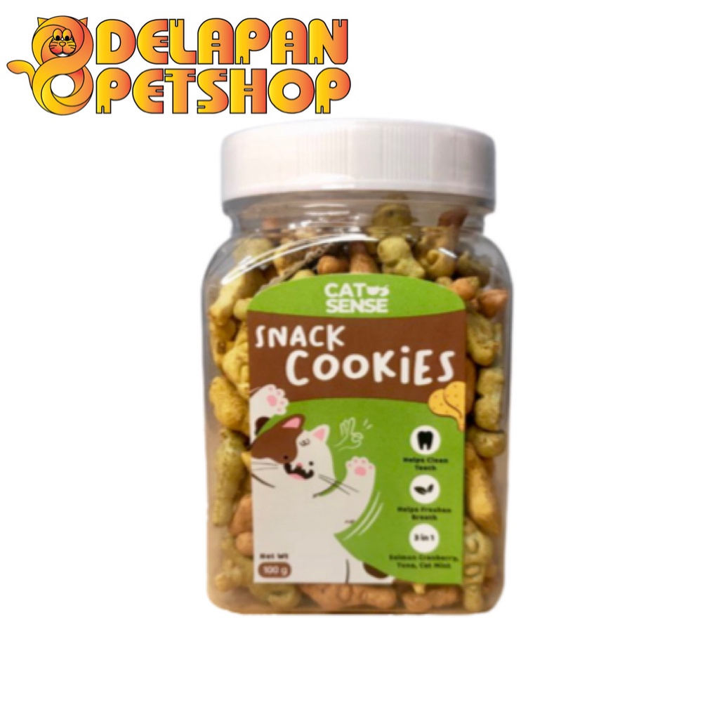 CatSense Snack Cookies 100 Gram / Catnip Biscuit / Cemilan Kucing