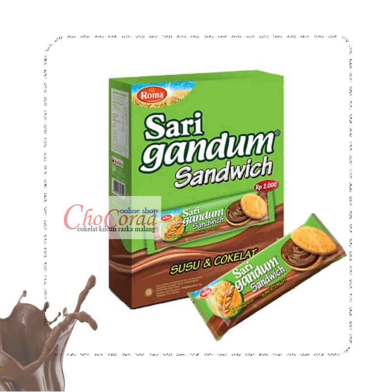 

Roma SARI GANDUM sandwich COKLAT BOX