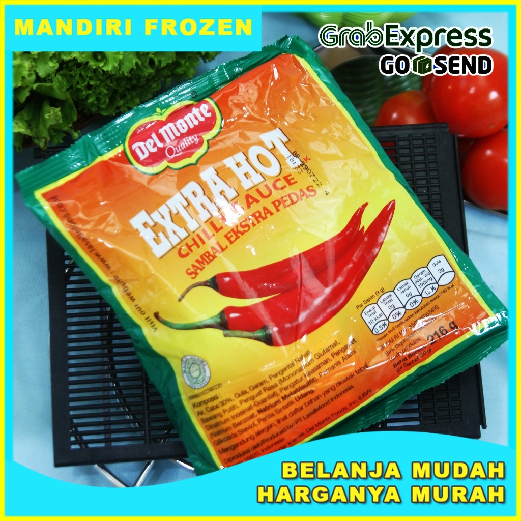 

DELMONTE saus Extra Hot Sachet Isi 24pcs 192gr