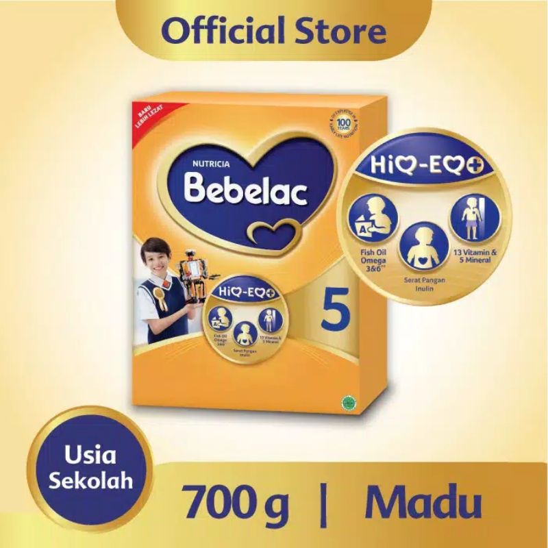 Bebelac 5 Honey Pockey Susu Bubuk 700 GR