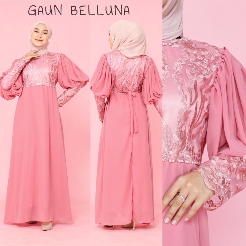 GAUN BELLUNA/GAUN KONDANGAN/GAUN BRIDESMAID