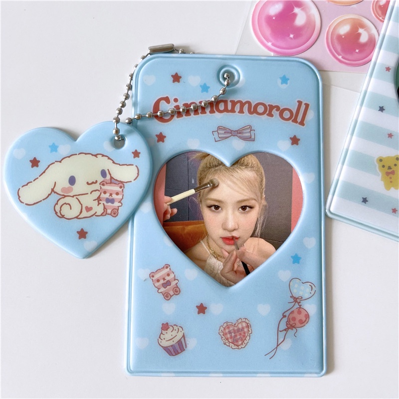 KPOP Card Holder WanitaLove Cinnamoroll Dengan Motif Tempat Photocard