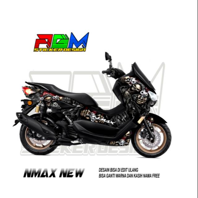 Decal Full Body Nmax New Tengkorak