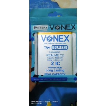 batre realmi c2 vonex double power