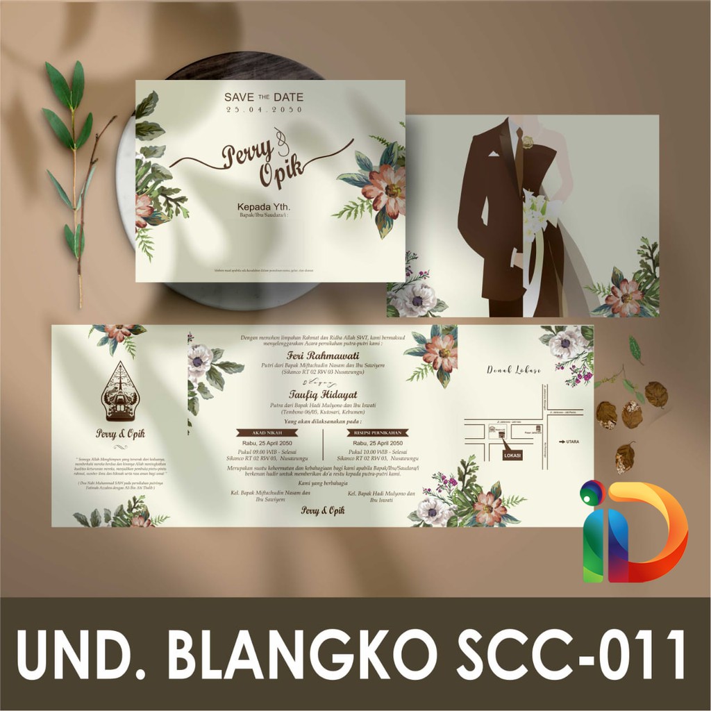SCC 011 Blanko Undangan | Blangko Undangan | Undangan Murah