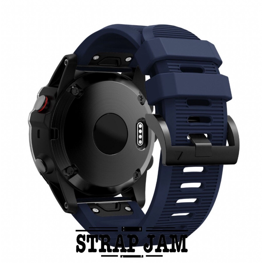 MD2 Tali Jam Tangan Garmin Fenix 7X 51mm - Strap Qucik Fit 26mm Rubber Silikon