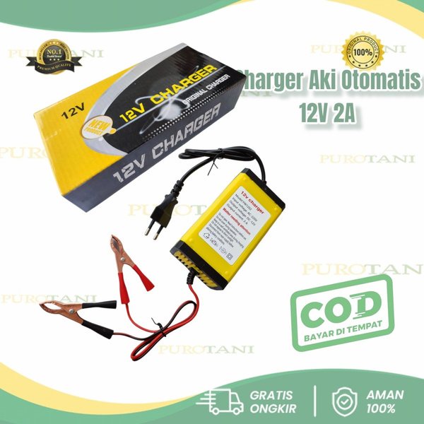 Charger Aki Motor Kering Basah 12V / 2 A