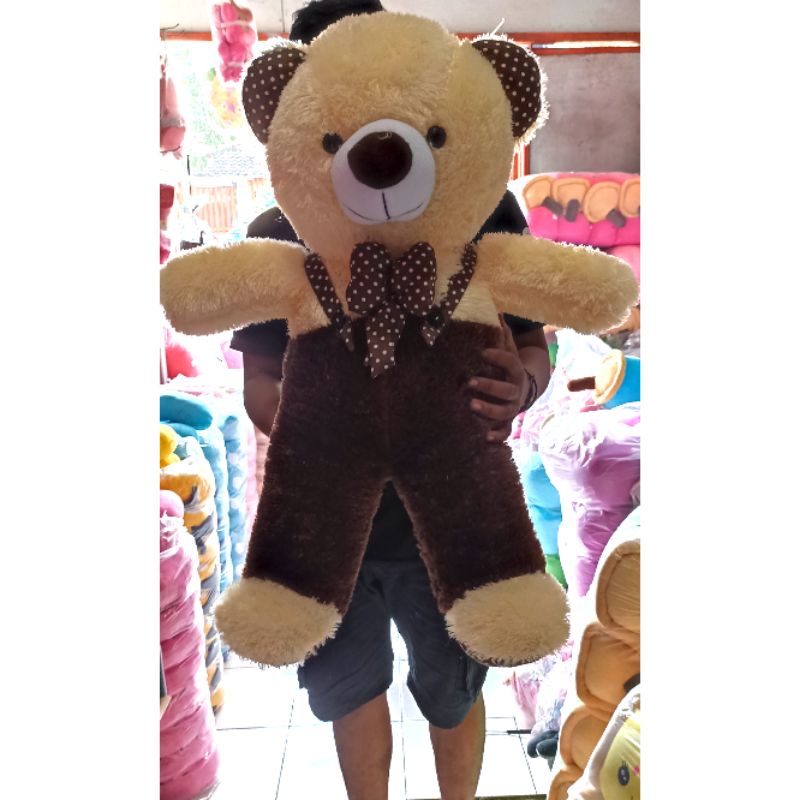 Boneka Teddy Bear Jojon Syal Jumbo 90cm Label SNI