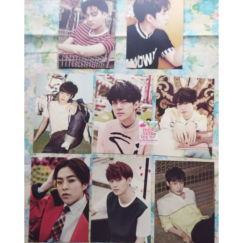 EXO COEX Love Me Right A Version Baekhyun Suho Sehun Kai DO Kyungsoo Xiumin Chen Lay Postcard