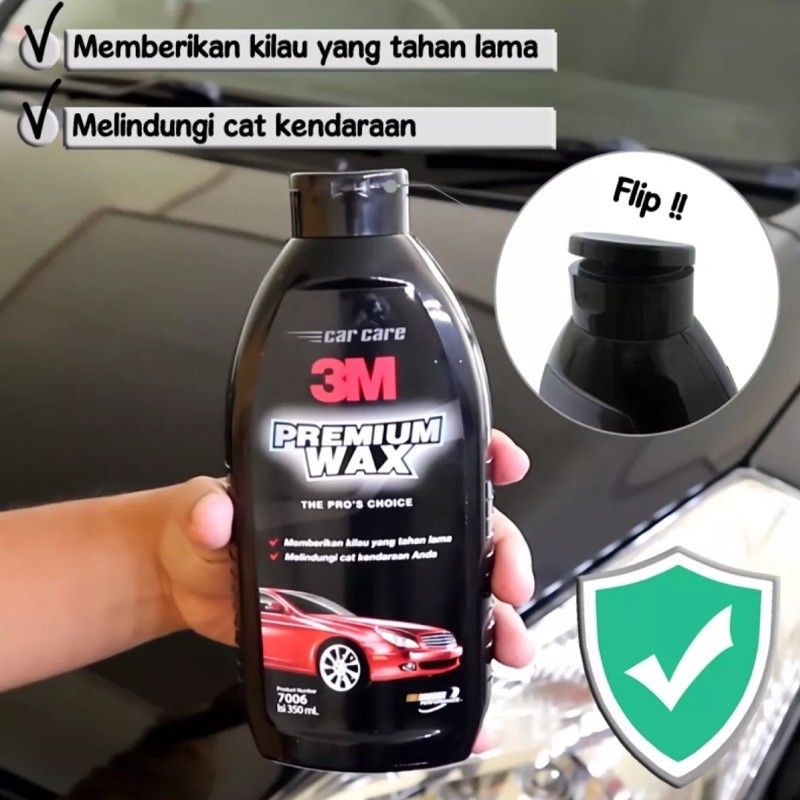 Aksesoris Mobil Pengkilap Cat Mobil premium WAX 3M