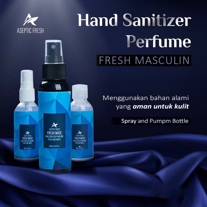 Hand Sanitizer Parfum FRESH MASCULIN PERFUME - 100ml spray - Handsanitizer Spray