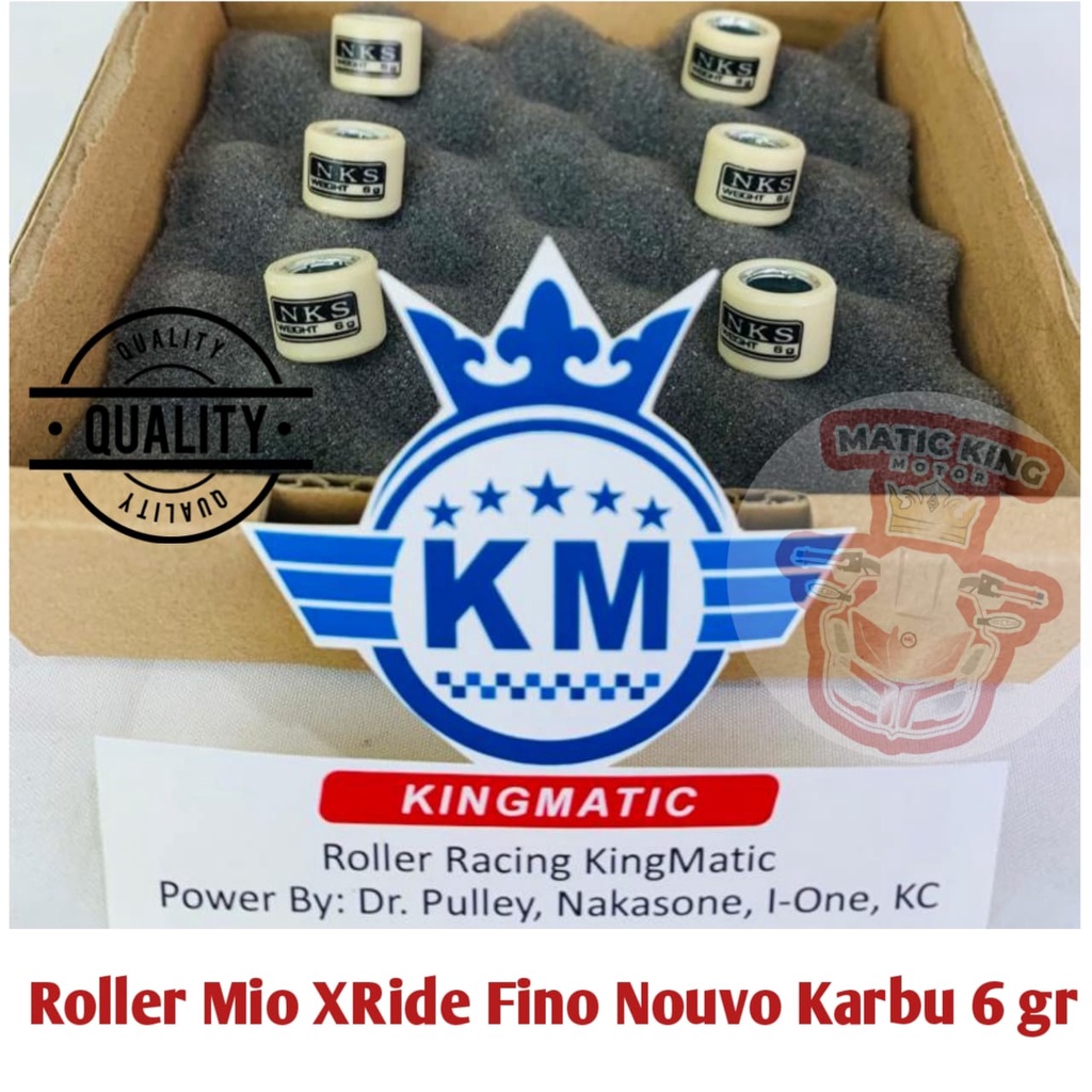 Roller racing Mio sporty smile soul J GT X Ride Fino Nouvo 110 115 Karbu KingMatic 6gram 7gram 8gram 9gram 10gram 11gram