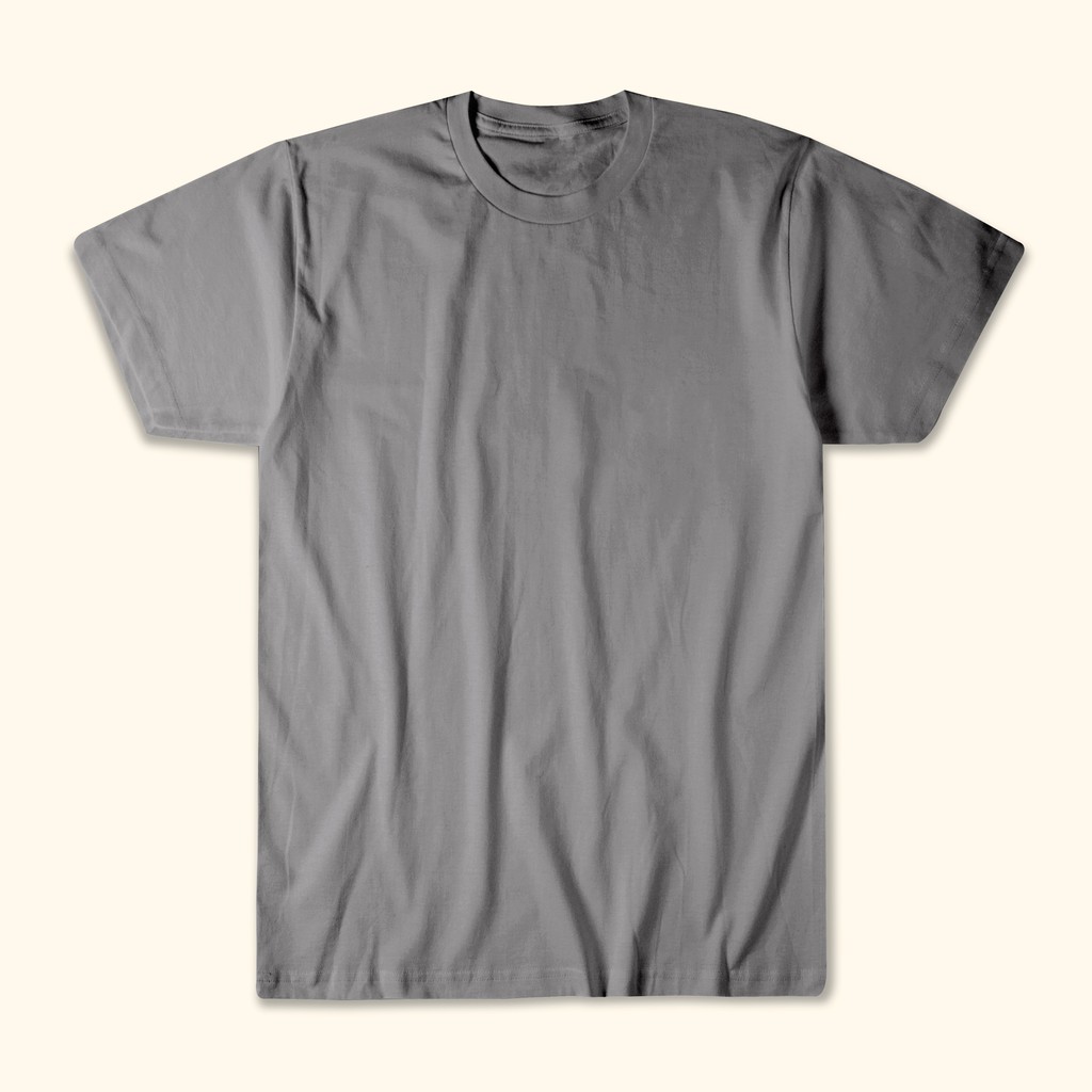 Kaos Polos 30s Abu Muda