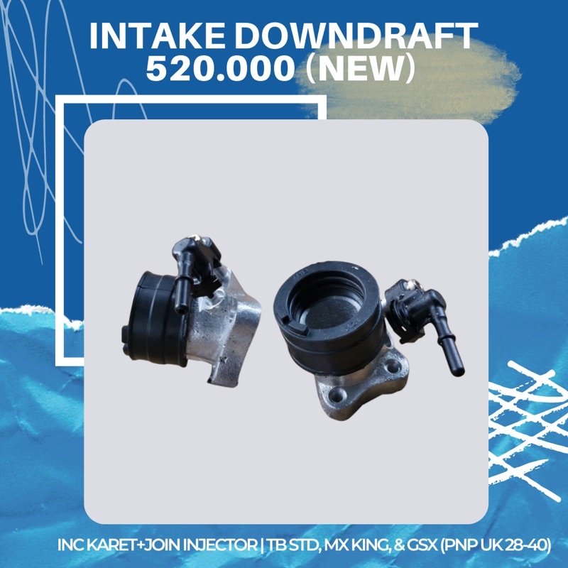 Intake Downdraft Untuk Vespa Matic Sprint Primavera LX S LXV