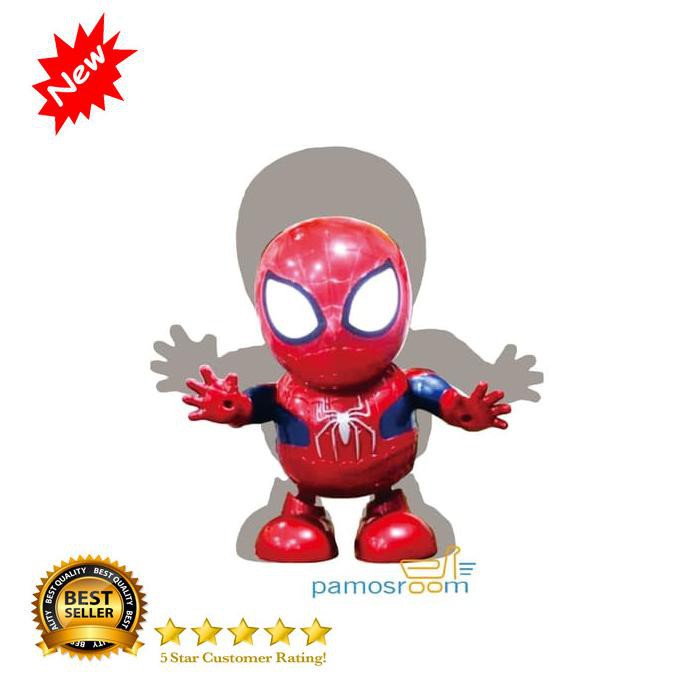 KEREN  Robot Joget Spiderman / Mainan Robot Dance Hero Spiderman