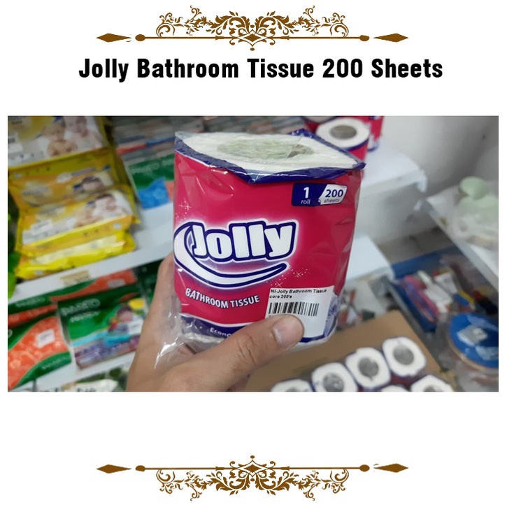 [1kg 6pcs] Jolly Bathroom Tissue/ Tisu Toilet 200 Sheets