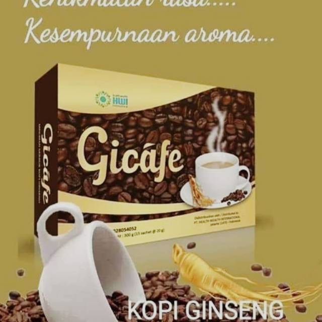 

HWI Gicafe Kopi Gingseng Pengganti Macafe Coffee Stamina