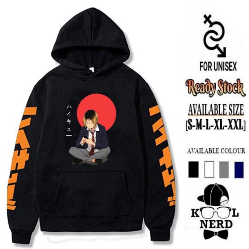 HOODIE HAIKYUU (KENMA KOZUME) VOLLEY BALL CLUB HIGH SCHOOL (READY SIZE S-XXL)