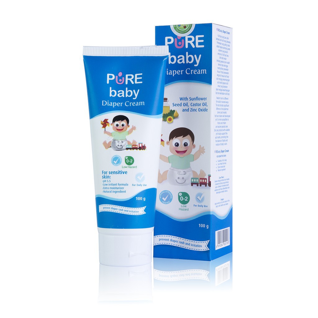 Pure Baby Diaper Cream 100gr Shopee Indonesia