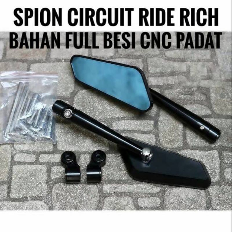 SPION KACA CIRCUIT MODEL RIZOMA UNIVERSAL BISA BUAT SEMUA MOTOR