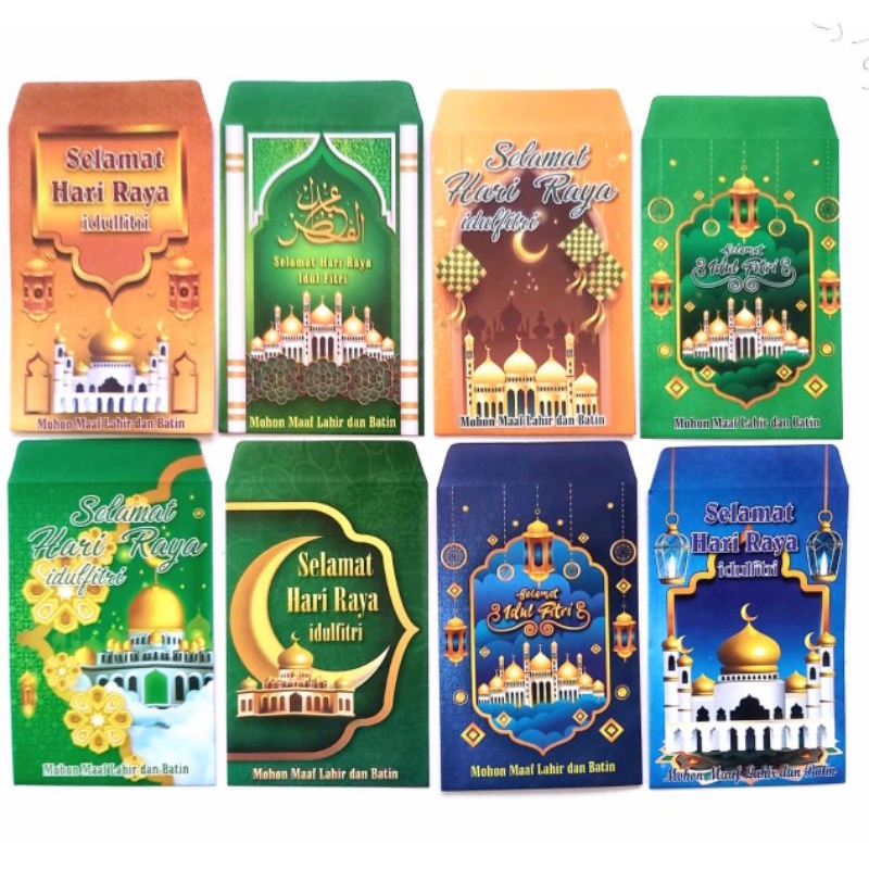 

Angpau Ampau Amplop Lebaran Terbaru Motif Karakter Mesjid Isi 10 Lembar
