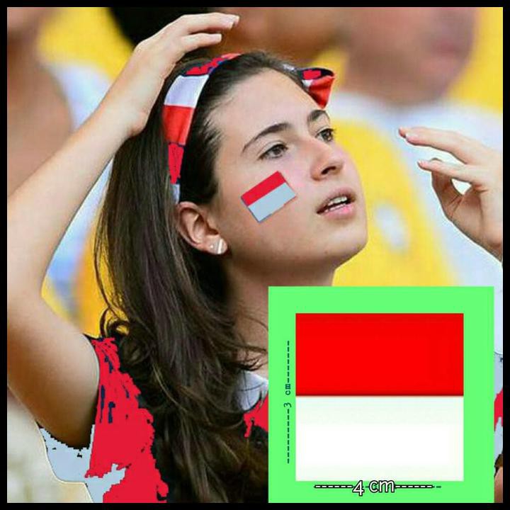 

HOT SALE STIKER PIPI MERAH PUTIH BENDERA INDONESIA