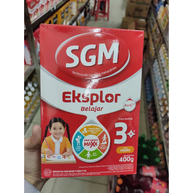 

SGM EKSPLOR 3+ 400 GR MADU