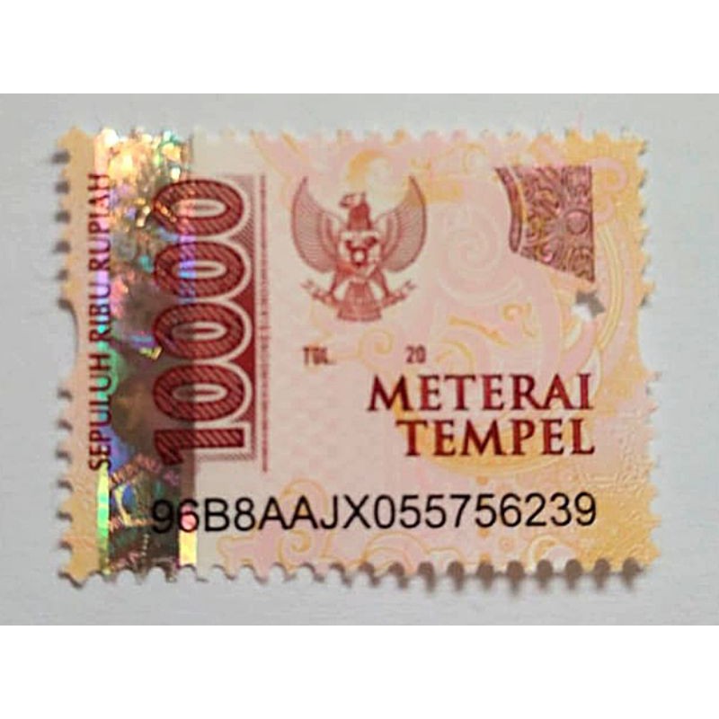 Meterai10000 Materai10rb Matrei edisi 2021 Asli pos Indonesia