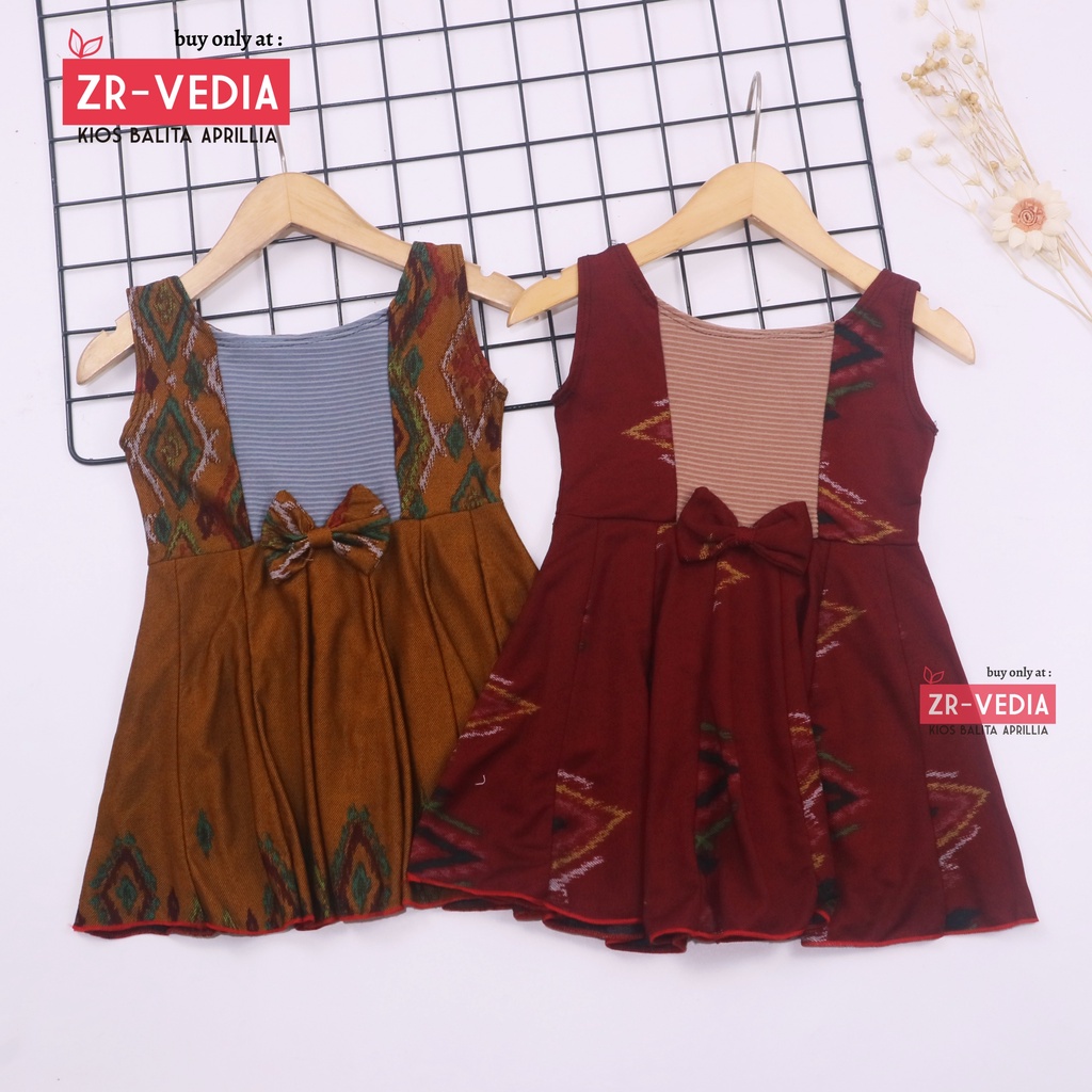 (BATIK) Dress Clairine Bayi - 3 Tahun / Baju Fashion Pesta Dres Anak Perempuan Bayi Yukensi Adem