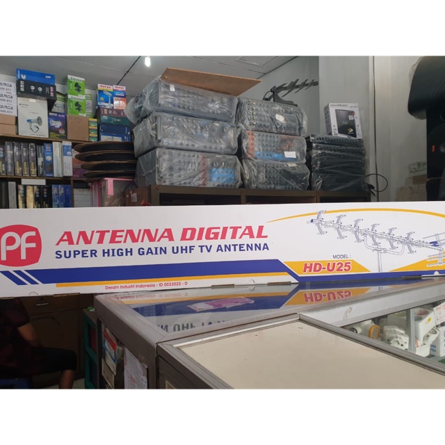 TV Digital Surabaya: Antena Digital PF HD 25 Untuk Televisi LCD dan LED