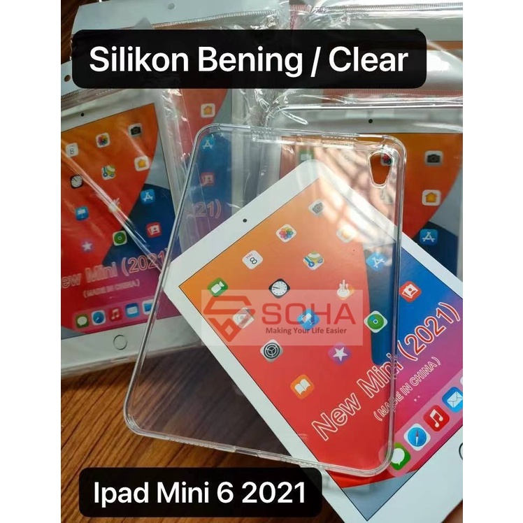 SBT-001 SoftShell / Silikon Ipad mini 6 th 2021 Tablet Bening STRDY