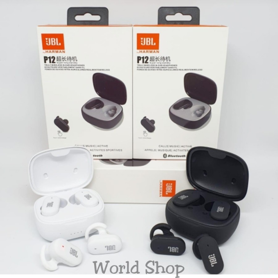HEADSET BLUETOOTH JBL TWS P12 WIRELESS EARPHONE JBL TWS 12 TWS-P12