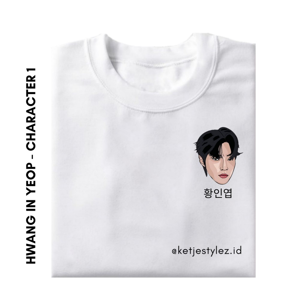 Kaos Custom Hwang In Yeop Han Seojun - Oppa Series Cetak Print Sablon SeoJun True Beauty Ketjestylez