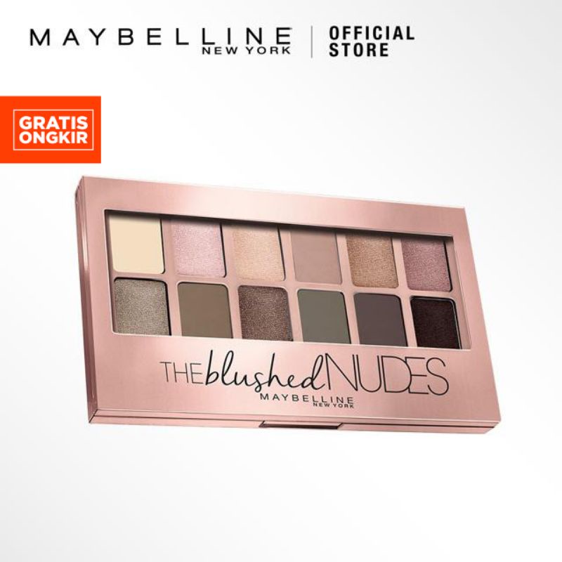 Maybelline The Blushed Nudes Eyeshadow Palette Eyes Make Up - Pink   Eyeshadow Maybelline  Eyeshadow