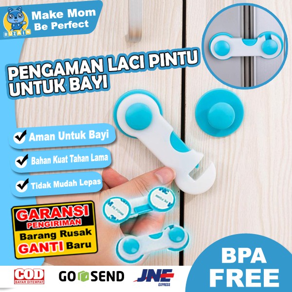 Ruzain Mall | Pengaman Laci Lemari Pintu dan Perabotan untuk Bayi | Safety Baby | Baby Lock Band