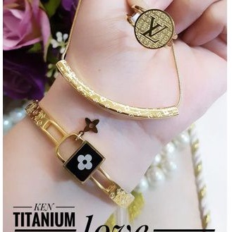 Titanium set perhiasan wanita i16