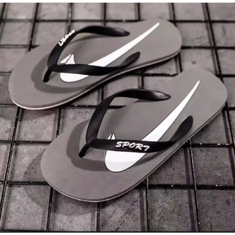 SANDAL JEPIT PRIA MOTIF NIKE SPORT