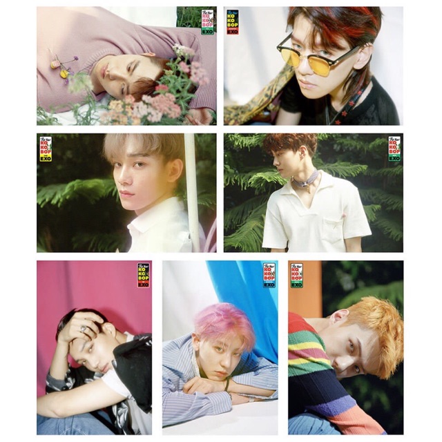 EXO 4th Album The War Kokobop Official Poster Sehun Baekhyun Xiumin Suho