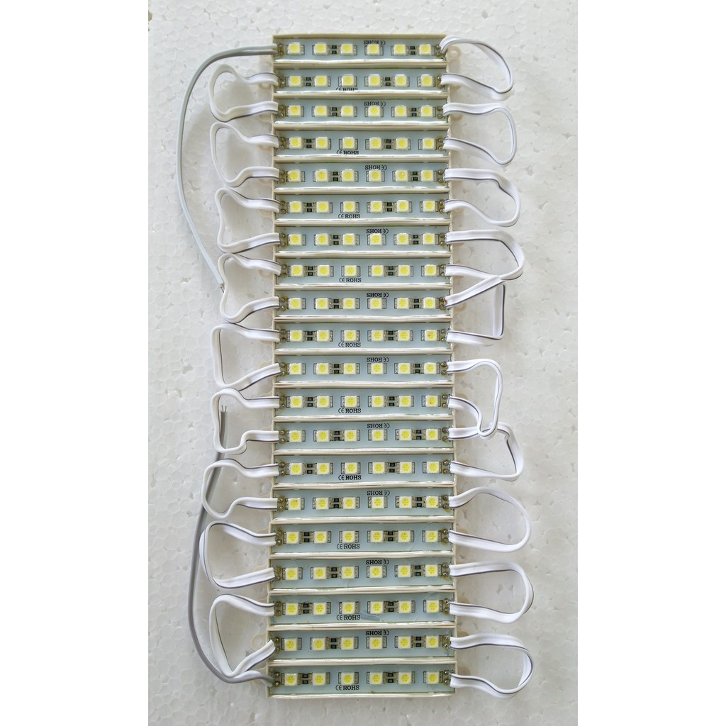 Modul LED Strip 6 Mata SMD 5050 WATERPROOF 12v Warna Merah