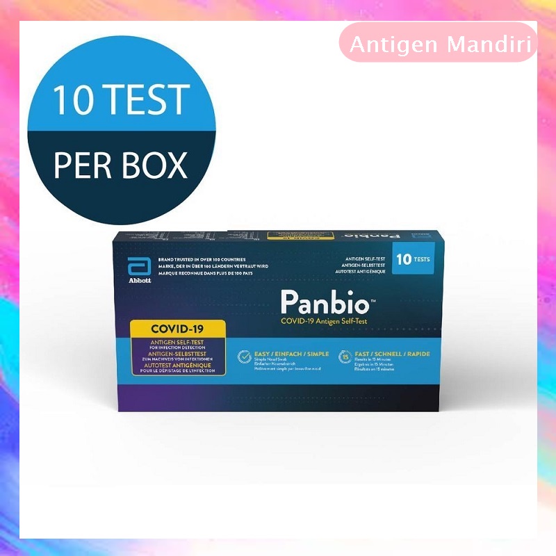 Jual ABBOTT PANBIO Covid Antigen Rapid Self Test ART Kit S Nassal Singapore GF