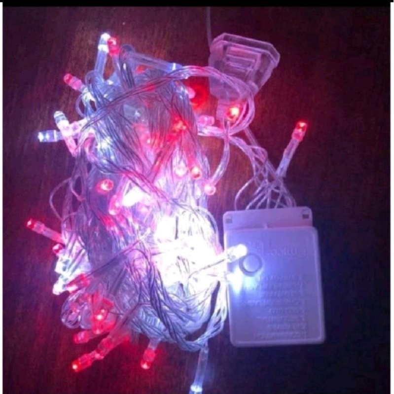 Lampu LED merah putih 10 meter