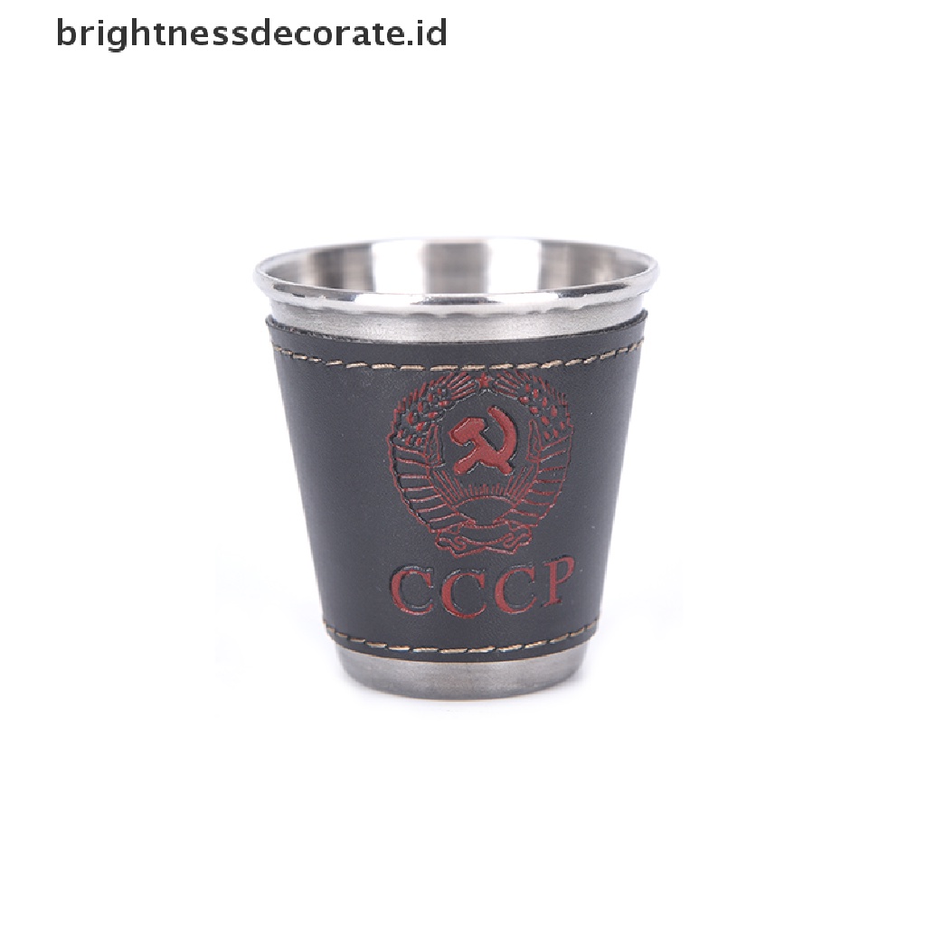 [birth] 4pcs/lot 70ml Outdoor Camping Cups Set Picnic Supplies Stainless Steel Wine Cup  [ID]