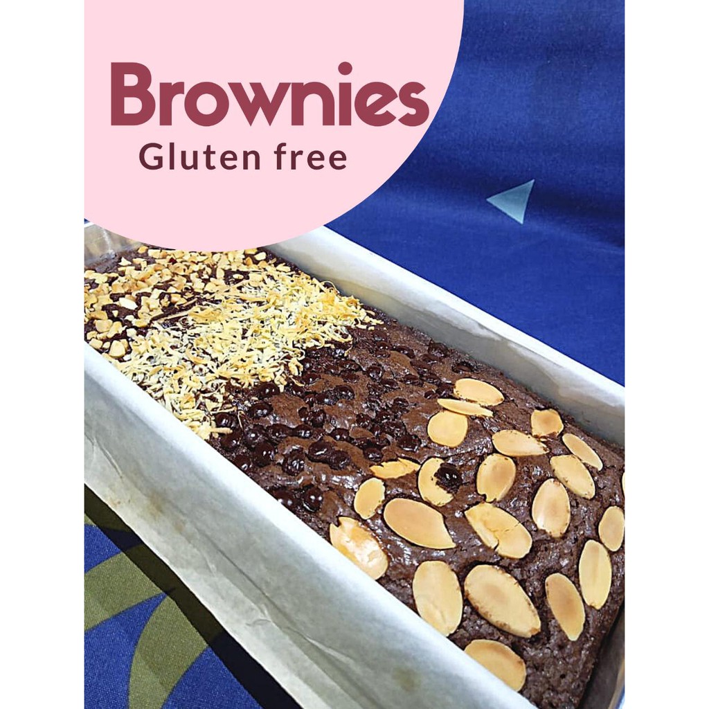 

GLUTEN FREE BROWNIES 4 TOPPING