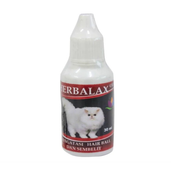 Obat Hairball Hair Ball Herbalax Oil Cat 30 ml Sembelit Bulu Kucing