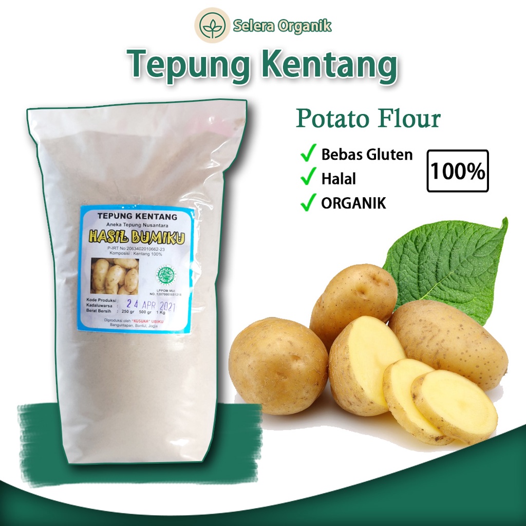 

[250gr] Tepung Kentang Organik MPASI Gluten Free | Selera Organik Jogja