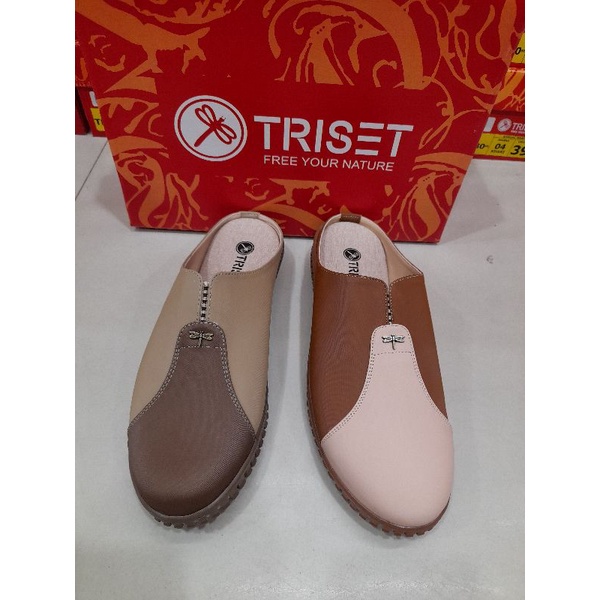 sepatu slop wanita triset